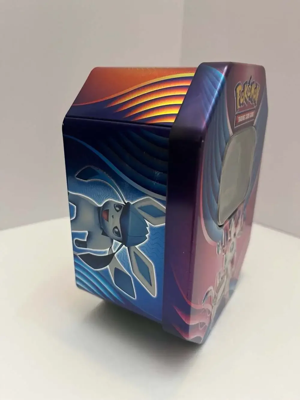 Pokemon TCG Sylveon GX Empty Collector Tin 2018 Metal Storage Box